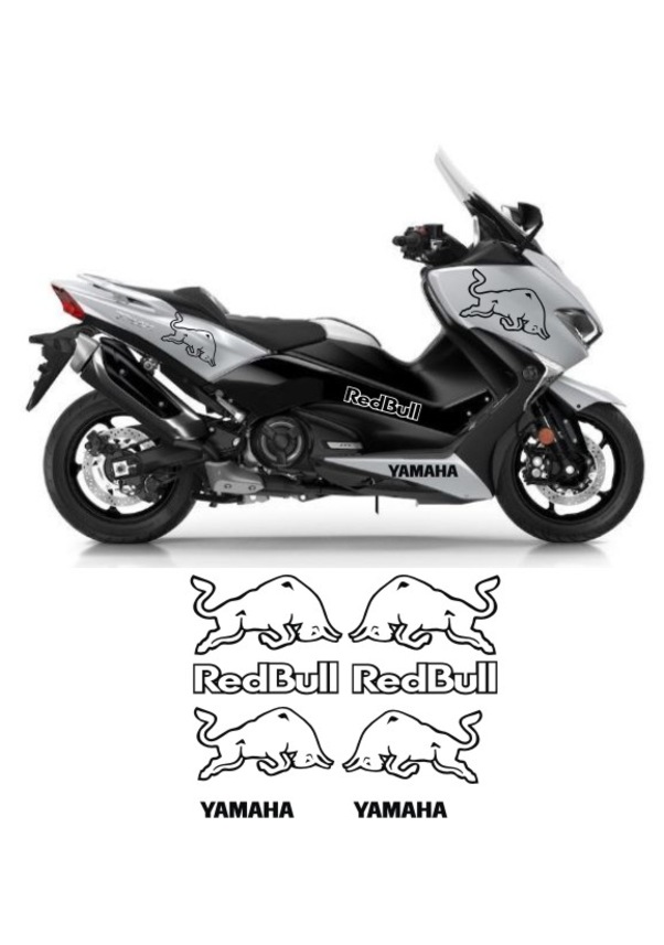 3D Center Protection Sticker For Yamaha TMax 2008-2011 Scooter - Italian Made