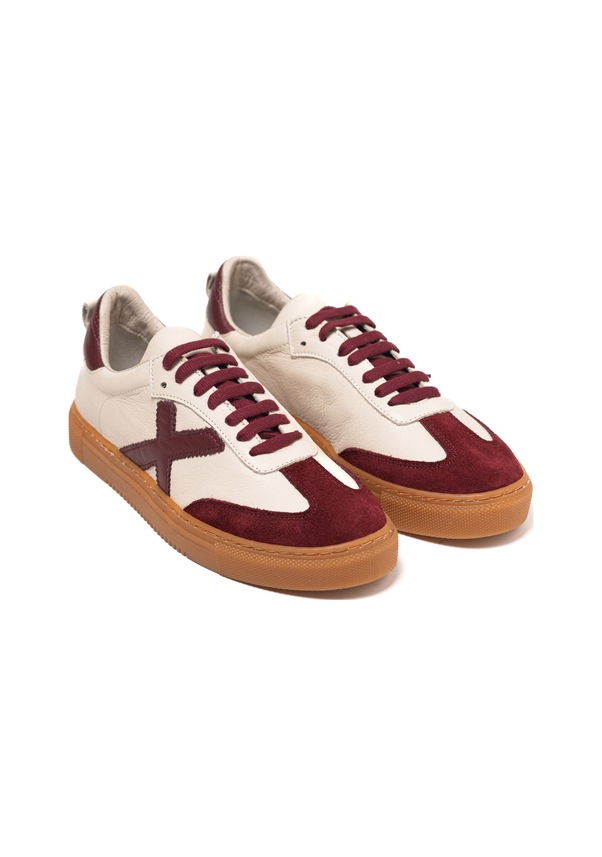 Resim Sneaker Günlük Kadın Mar-25y-192-3030 John May Crema-bordo Bej 