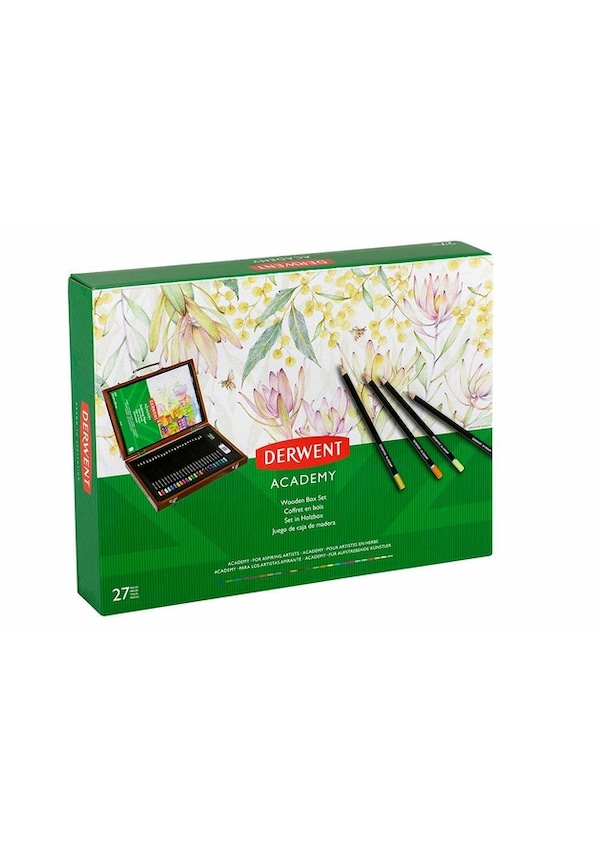 Derwent Academy 27'li Kuruboya Set Ahşap Kutu Fiyatları ve Özellikleri