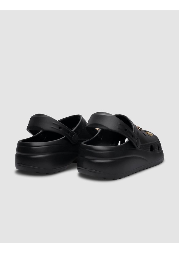 Resim Snx Siyah Taş Detaylı Kadın Eva Terlik-siyah Siyah 