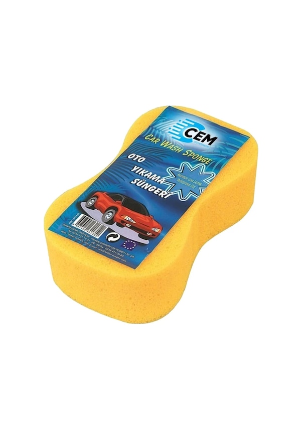 Resim Cem Car Care Oto Yıkama Süngeri Poşetli 