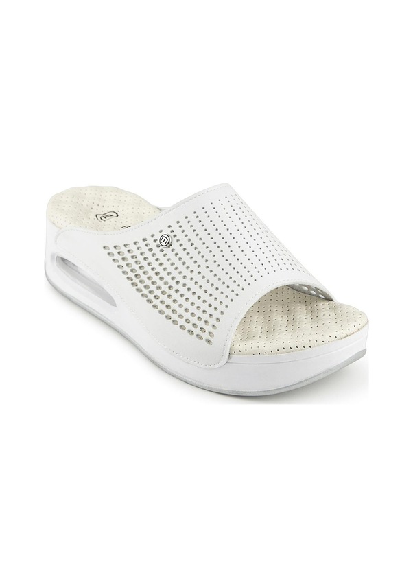 Resim Muya Rive Anatomik Air Max Tabanlı Topuk Dikeni Kadın Terlik Beyaz 