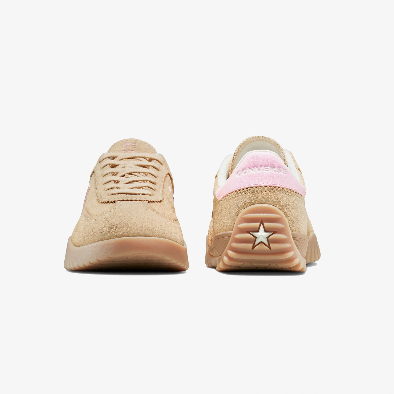 Resim Converse Run Star Trainer Suede Unisex Kahverengi Sneaker A15088c Kahverengi 