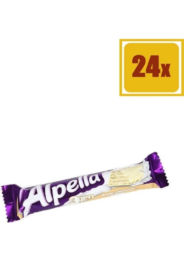 Ülker Alpella 3Gen Gofret Beyaz 28 gr 24'Lü Set Fiyatları ve Özellikleri