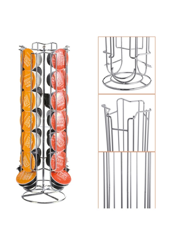 Mutfak Gizli Yenı Döner Kahve Pod Tutucu Tassimo, Nespresso, Dolce