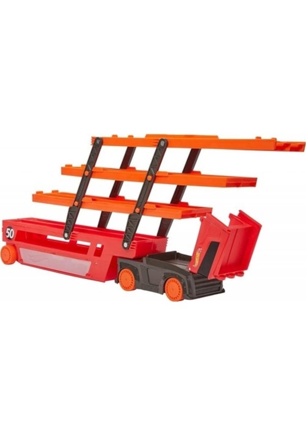 Hot Wheels Mega Tır Kırmızı/Turuncu GHR48
