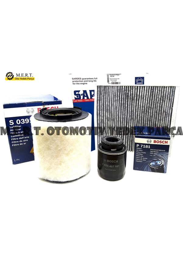 KNS Service Kit For Skoda Fabia 1.2 TSI Petrol 2010-2016 – Oil, Cabin & Air Filters SK11