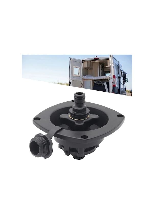 Resim Dashanshop Dayanıklı Ve Kolay Monte Edilen Beyaz Rv Karavan Çekvalfli Su Girişi Bağlantısı 