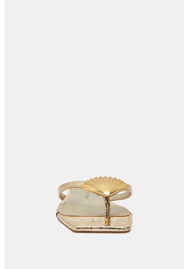 Resim Katy Perry The Camie Shell Kadın Altın İstiridye Taşlı Terlik Altın 