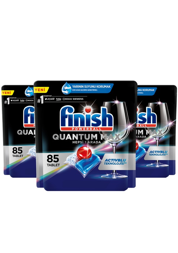 Finish Quantum Max Bulaşık Makinesi Deterjanı 3 x 85 Tablet Fiyatları