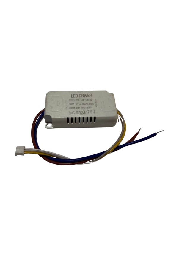 80 Watt 25-40 X2w Sabit Akım 3 Renk Led Avize Driver Trafo 67-132v ...