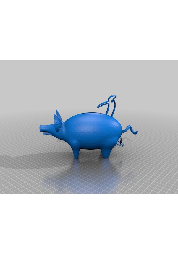 Resim Opencart Çok Taraflı Beslenebilir Kumbara Nsfw Çok Delikli Tasarruf Domuzu Sadece Plastik Aparattır 