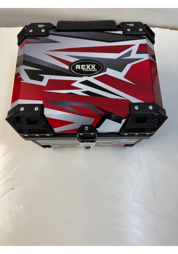 Resim Rexx 45 Litre Abs Motosiklet Arka Çanta - 04-renkli Çok Renkli 