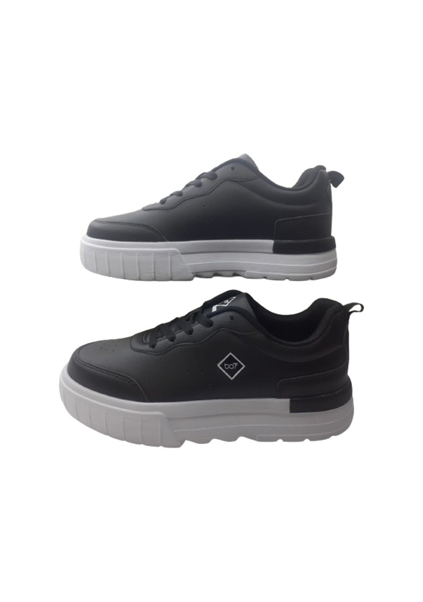 Resim Best Of Unısexsiyah-beyaz Ortopedik Taban Günlük Ayakkabı Siyah - Beyaz 