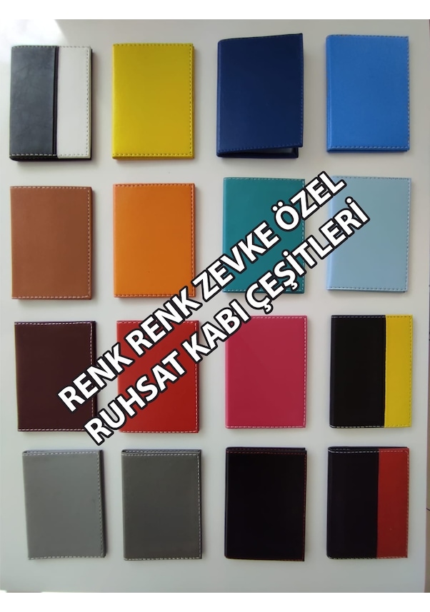 Resim Kişiye Özel Baskılı Ruhsat Kabı 