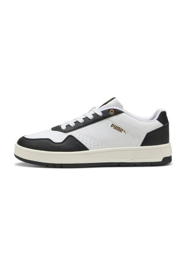 Resim Puma Court Classic Sneaker Unisex Ayakkabı 39501819 Beyaz - Siyah 