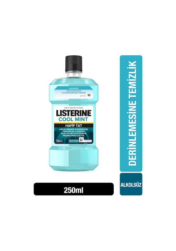 Listerine Cool Mint Hafif Tat Ağız Bakım Suyu 250 ML