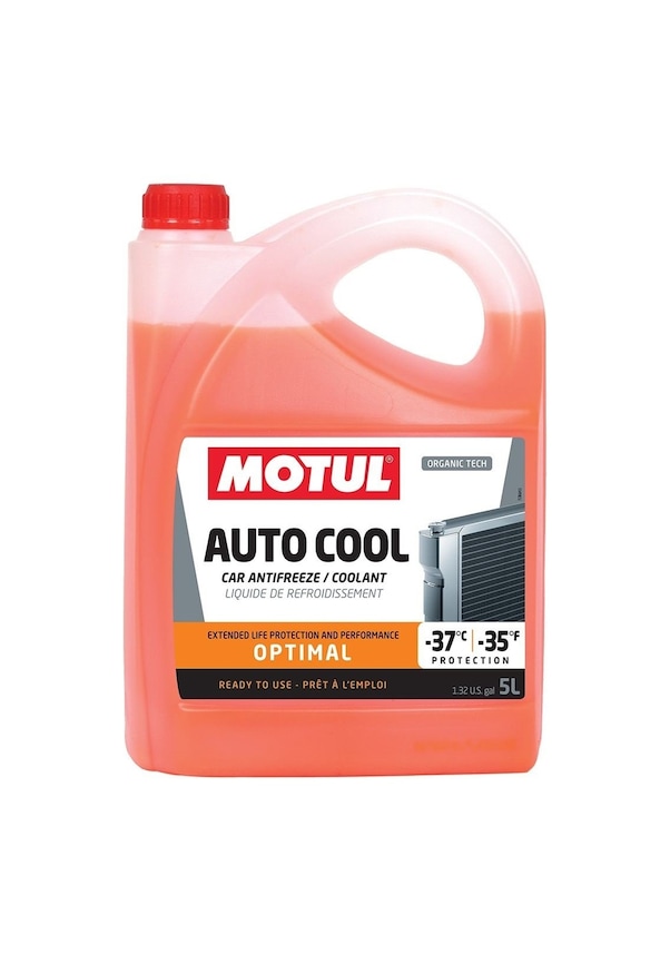 Motul Auto Cool Optimal G12 Turuncu Antifriz -37 Derece 5 Litre ...