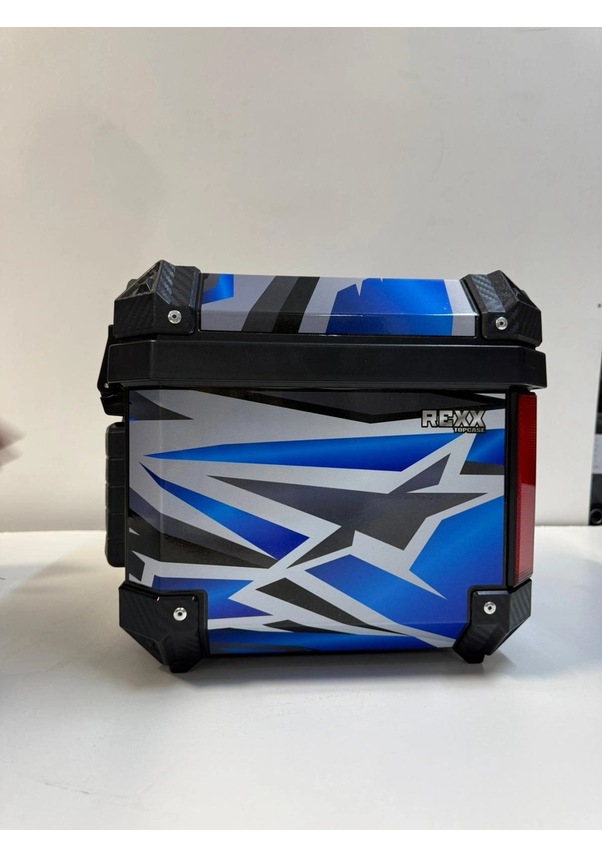 Resim Rexx 45 Litre Abs Motosiklet Arka Çanta - 11-renkli Tek Renk 