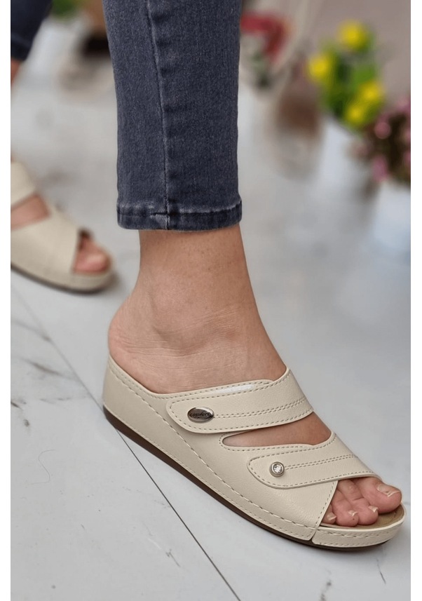 Resim Neon Shoes Depi Kadın Ortopedik Yumuşak Taban Günlük Terlik Misafir Genç Anne Ev & Dışarı Terlik 001 