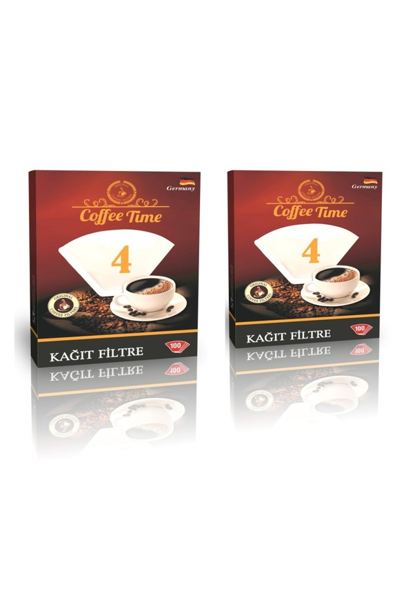 Coffee Time 4 Numara Filtre Kahve Kağıdı 2 x 100 Adet Fiyatları ve