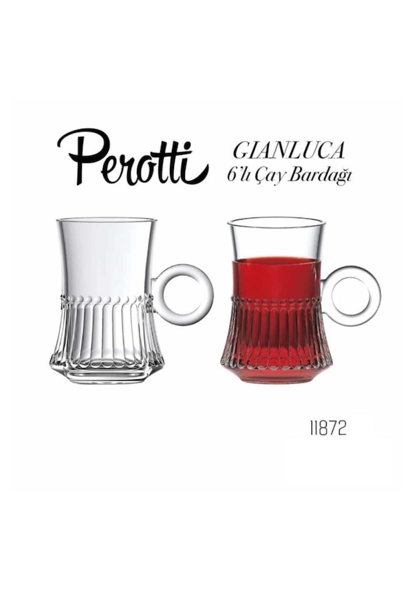 Perotti 11872 Gianluca 6Lı Cam Çay Fincanı Fiyatları Ve Özellikleri