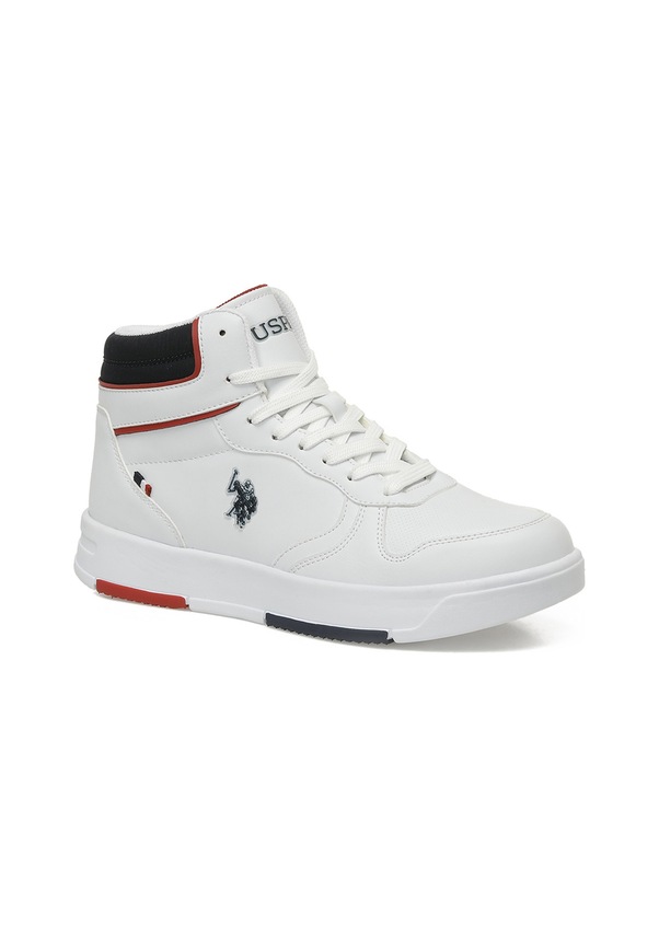 Resim U.s. Polo Assn. Andreı Hı Wmn 5pr Beyaz Kadın High Sneaker Beyaz 