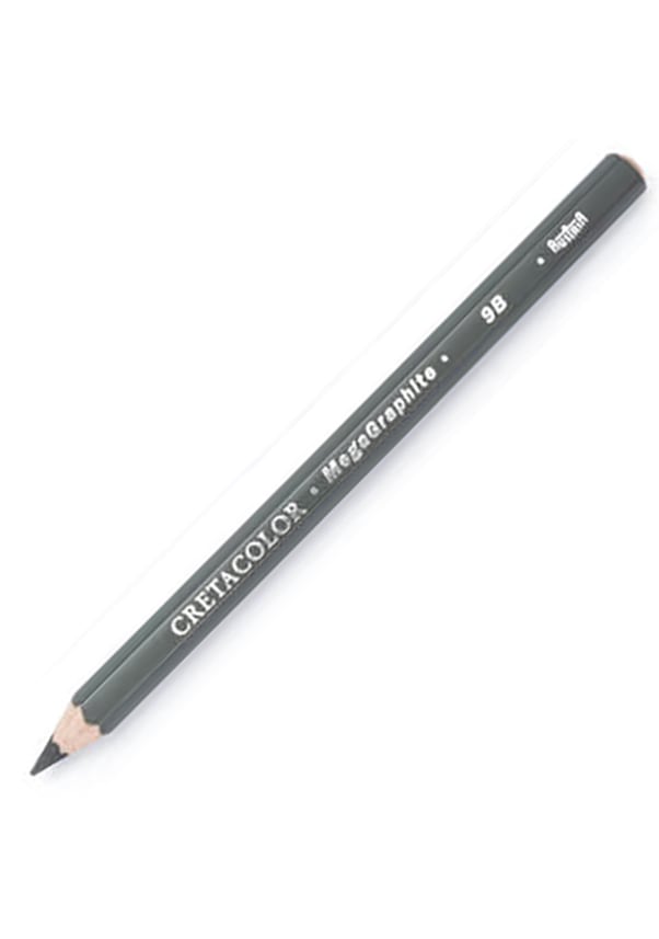 Cretacolor Mega Graphite Pencils 9B Mega Dereceli Kalem12 Adet