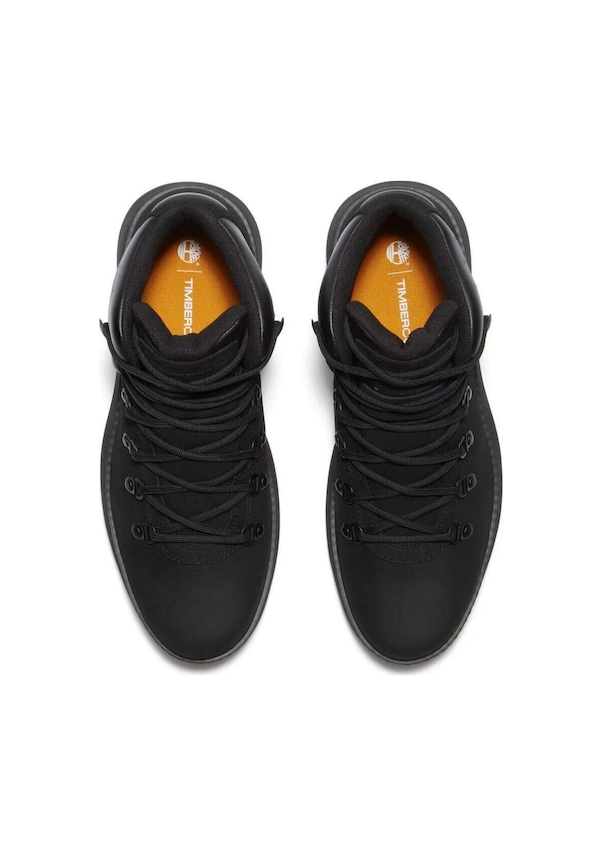 Resim Hudson Road Mıd Lace Up Waterproof Chukk Siyah Nubuk Ayakkabı-10184 Siyah 