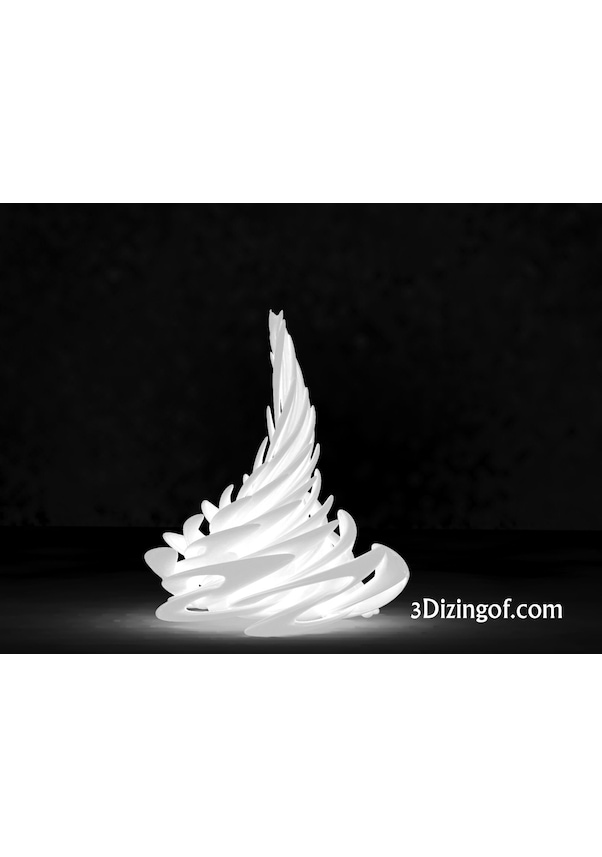 Resim Opencart Alevli Abajur - Dizingof Tarafından Sadece Plastik Aparattır 