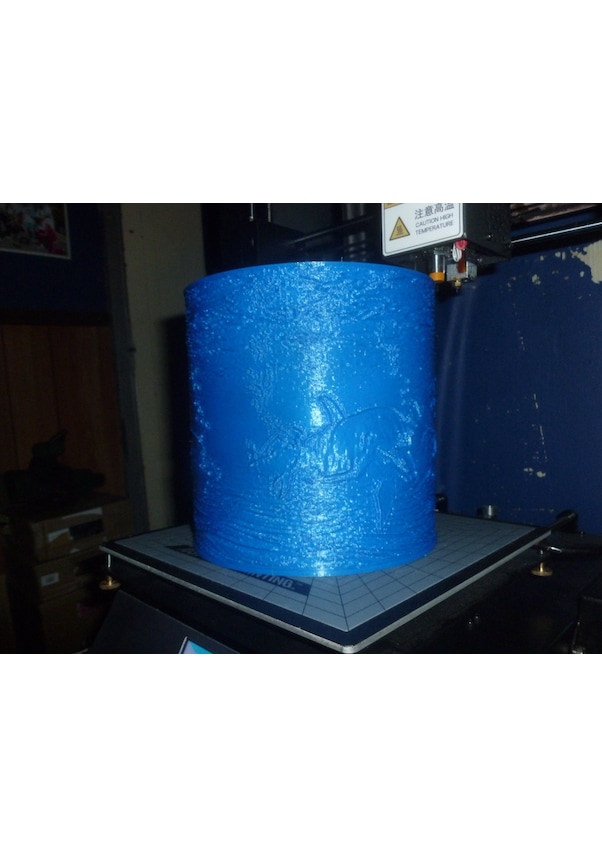 Resim Opencart 3d Litofan Yunus Abajur Sadece Plastik Aparattır 