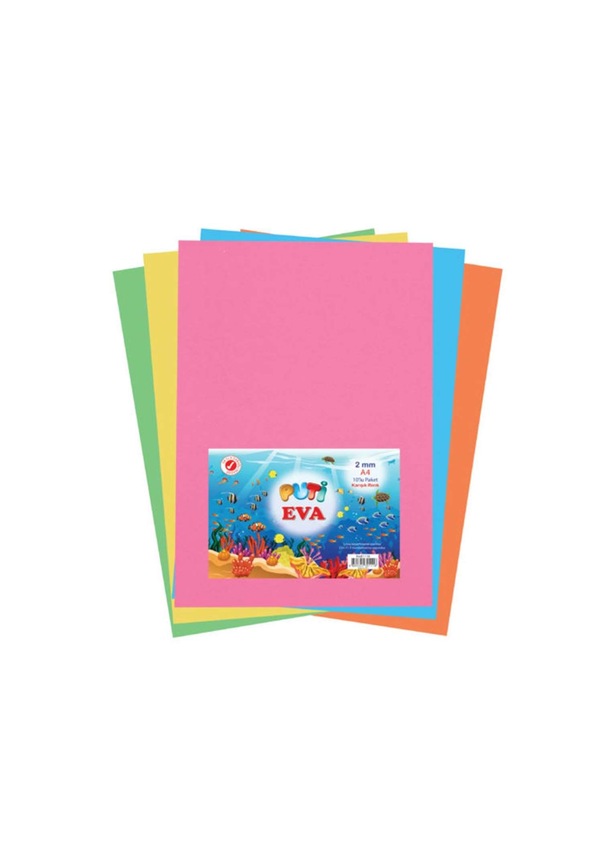 Puti Eva 20X30 Cm 2 Mm 10 Renk Karışık