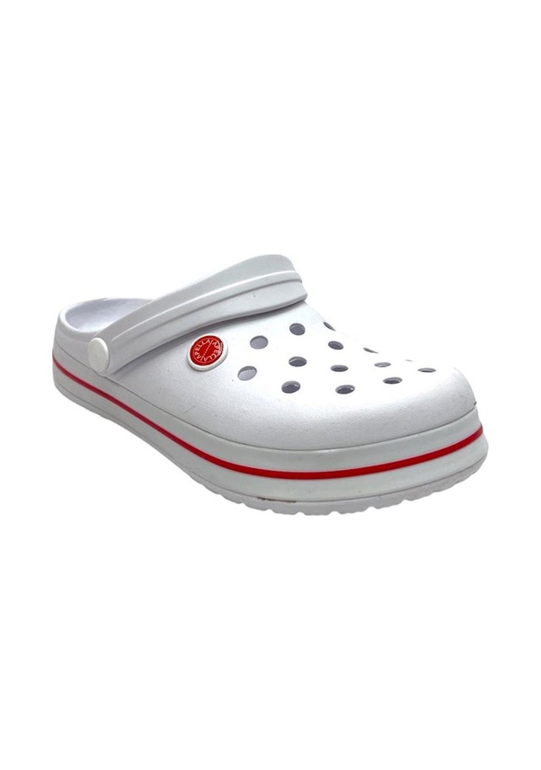 Resim Unisex Confort Medikal Hemşire Sabo Terlik Beyaz Beyaz 