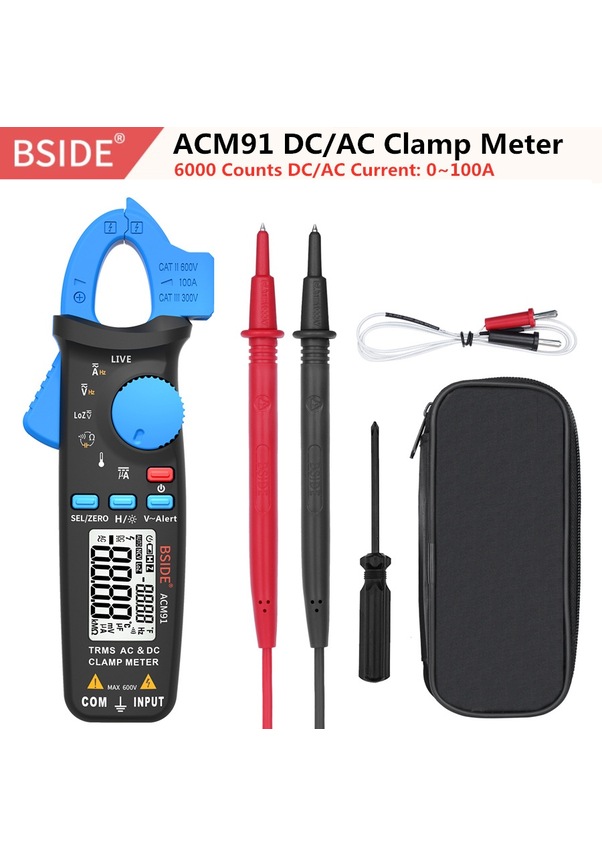 Acm91 Blue-bsıde Acm91 Dijital Ac/dc Akım Pens Metre Otomatik Aralığı ...