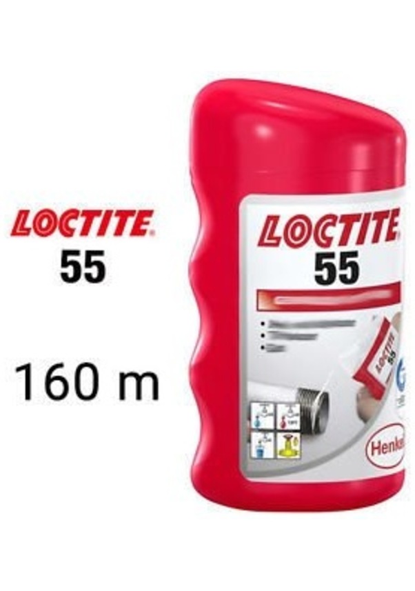 Loctite 55 Boru Ve Dişli Sızdırmazlık İpi Teflon Bant 160 Metre