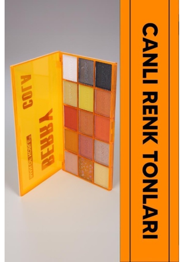 Resim River World 2'li Set Mat Far Paleti Sedefli 15 Renkli Çok Renkli 