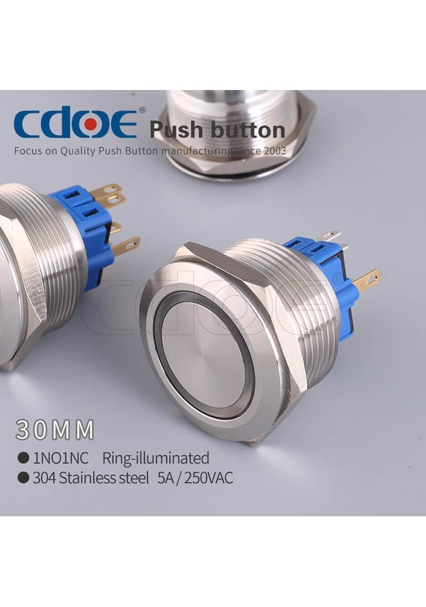 Diyotlab 30mm Metal Buton Paslanmaz/çelik Ip65 Fiyatları ve Özellikleri