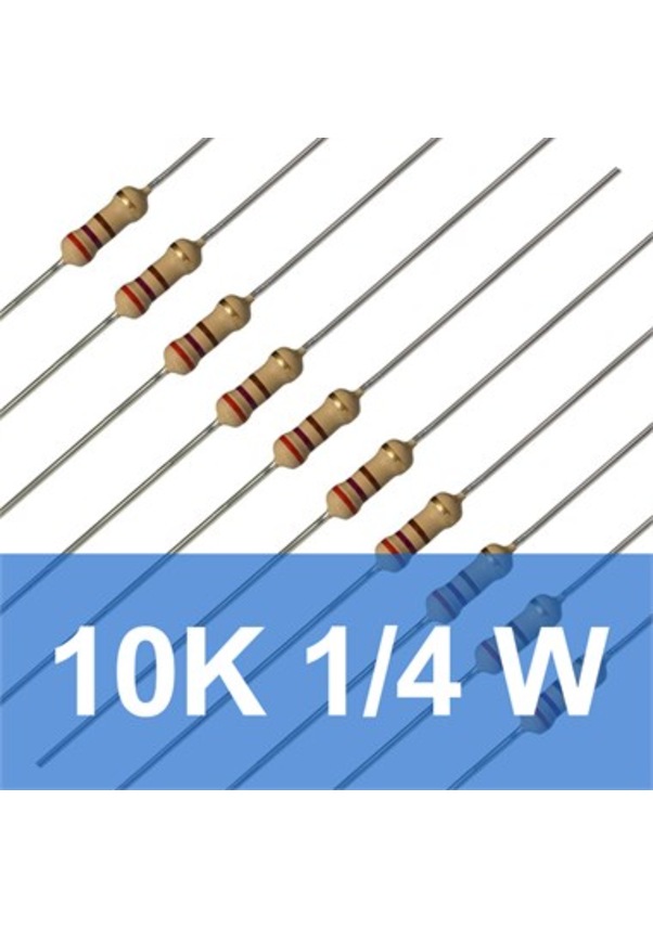 10K 1/4W Direnç (10 Adet) Fiyatları ve Özellikleri
