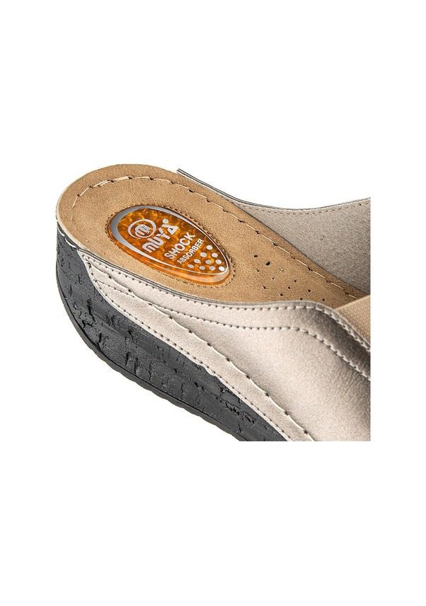 Resim Muya Orthopedix Attica Anatomik Topuk Dikeni Jel Destekli Dolgu Topuklu Kadın Terlik 32257 001 