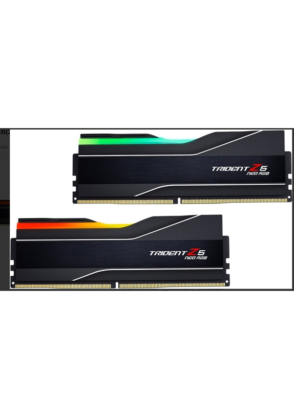 G.skill Neo RGB F5-6400J3039G16GX2-TZ5NR 32 GB DDR5 6400 MHz CL30 Ram ...