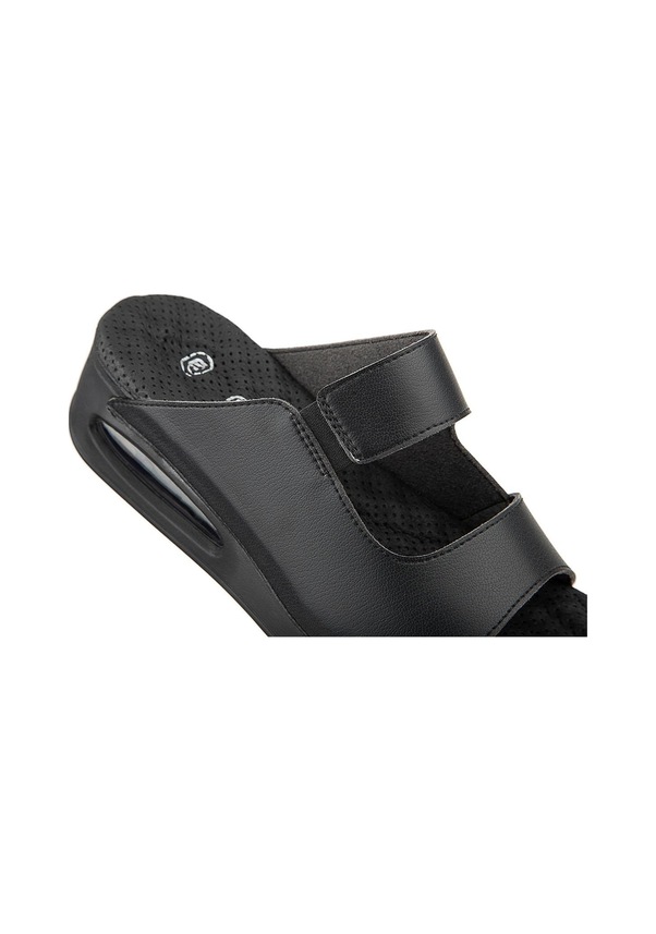 Resim Muya Beso Anatomik Air Max Tabanlı Topuk Dikeni Kadın Terlik Siyah 