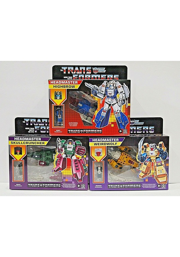 Transformers Headmasters Retro Wave Skullcruncher Oyuncak Figür