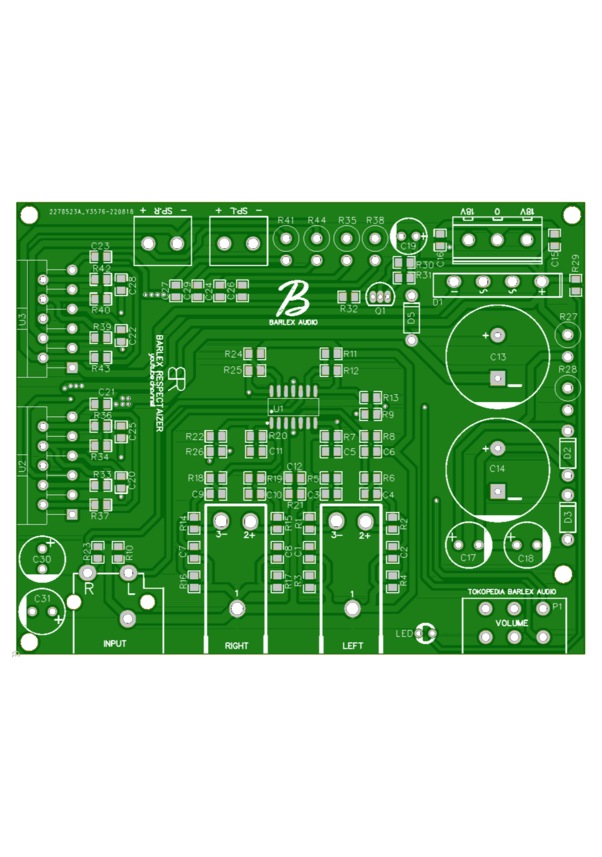 100 Watt Stereo TDA7265 Monitör Hoparlörleri İçin Amfi Devresi ...