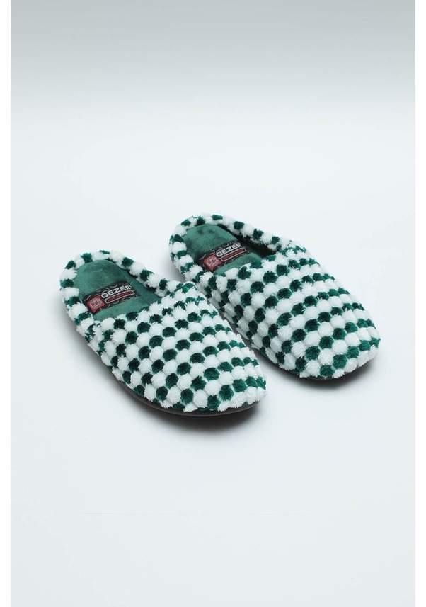 Resim Gezer Kışlık Gondol Kadın Ev Terlik (554653194) Petrol 