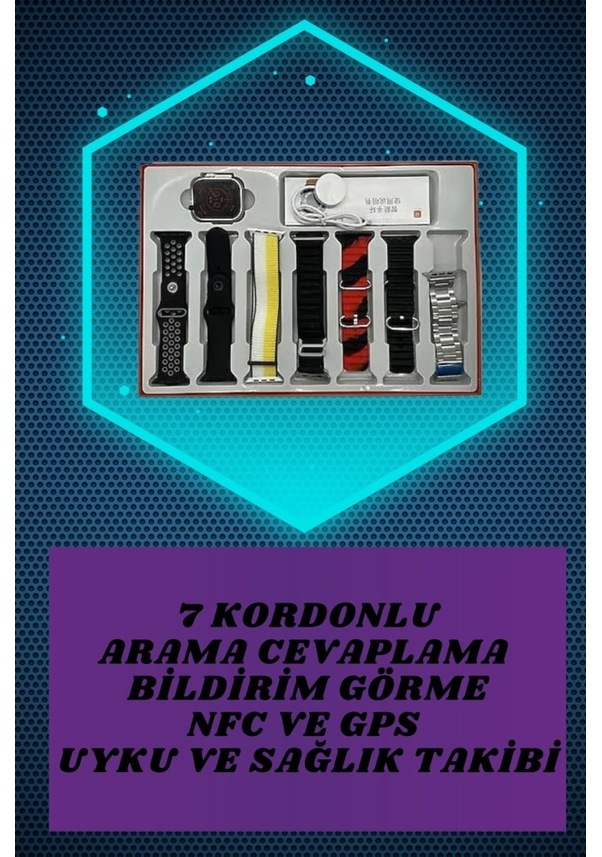 Resim Yeni Nesil Akıllı Saat Ve Bluetooth Kulaklık Kampanyası Android Ve İos Uyumlu Uyku Ve Sağlık Takibi 