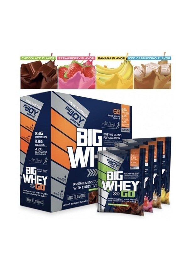 Big Joy Big Whey Go Protein 2070 G 68 Saşe + 1 Adet Shaker + 1 Adet