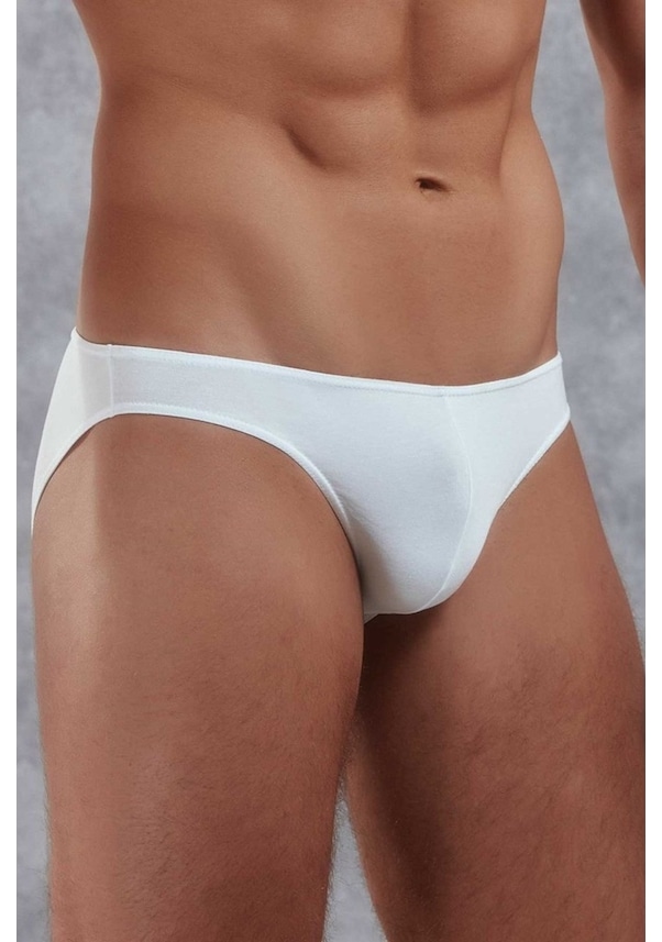 DOREANSE Micro Brief Basic Mens Slip Homme Casual Underwear White - Foto 2