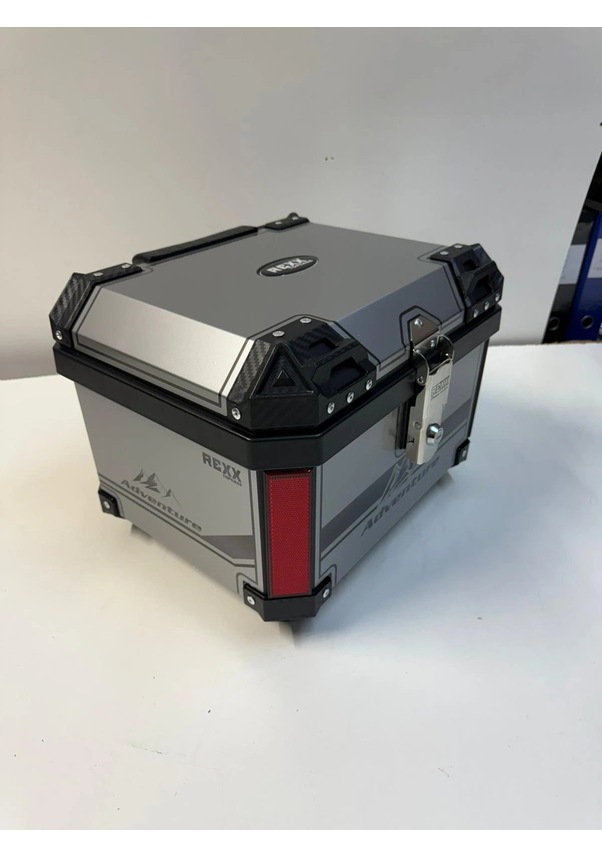 Resim Rexx 45 Litre Abs Motosiklet Arka Çanta - 17-renkli Tek Renk 