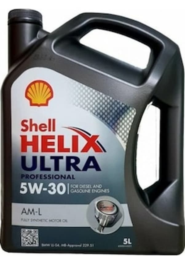 Shell Helix Ultra 5W-30 Am-L Dpf Tam Sentetik Motor Yağı 3 x 5 L 5 L ...