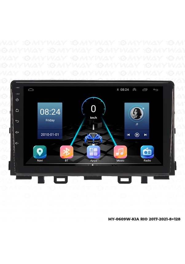 KİA RİO ANDROİD MULTİMEDYA CARPLAY NAVİGASYON8GB RAM Fiyatları ve